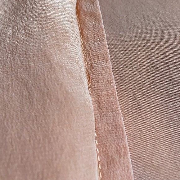 Haute couture orange silk blouse - Picture 6 of 7